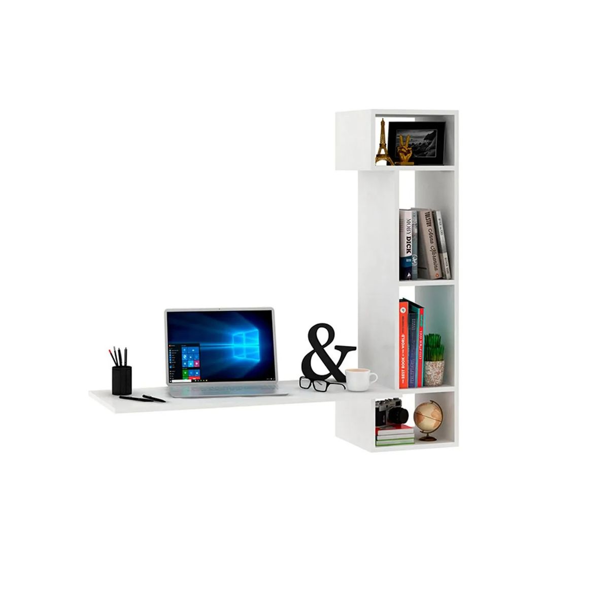 VENTITAS HOME - Escritorio Flotante Koaen Ventitas Home Blanco