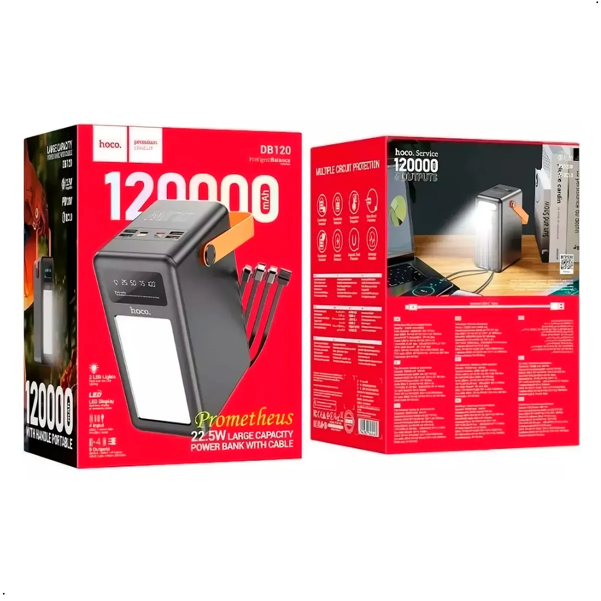 HOCO - Power Bank Hoco Db120 120.000 Mah Carga Rapida 22.5w