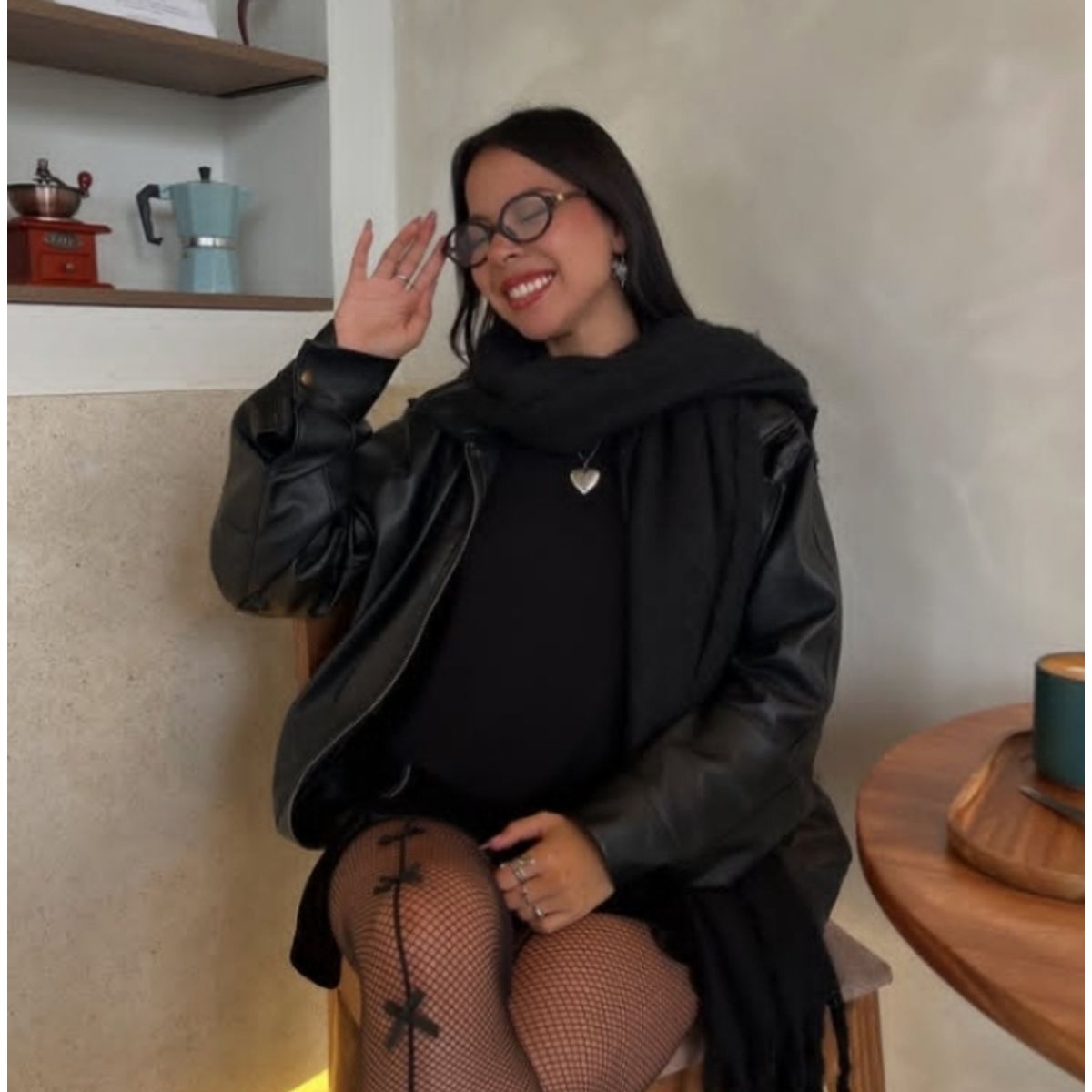 GENERICO - JACKET OVERSIZE CUERINA PARA DAMA