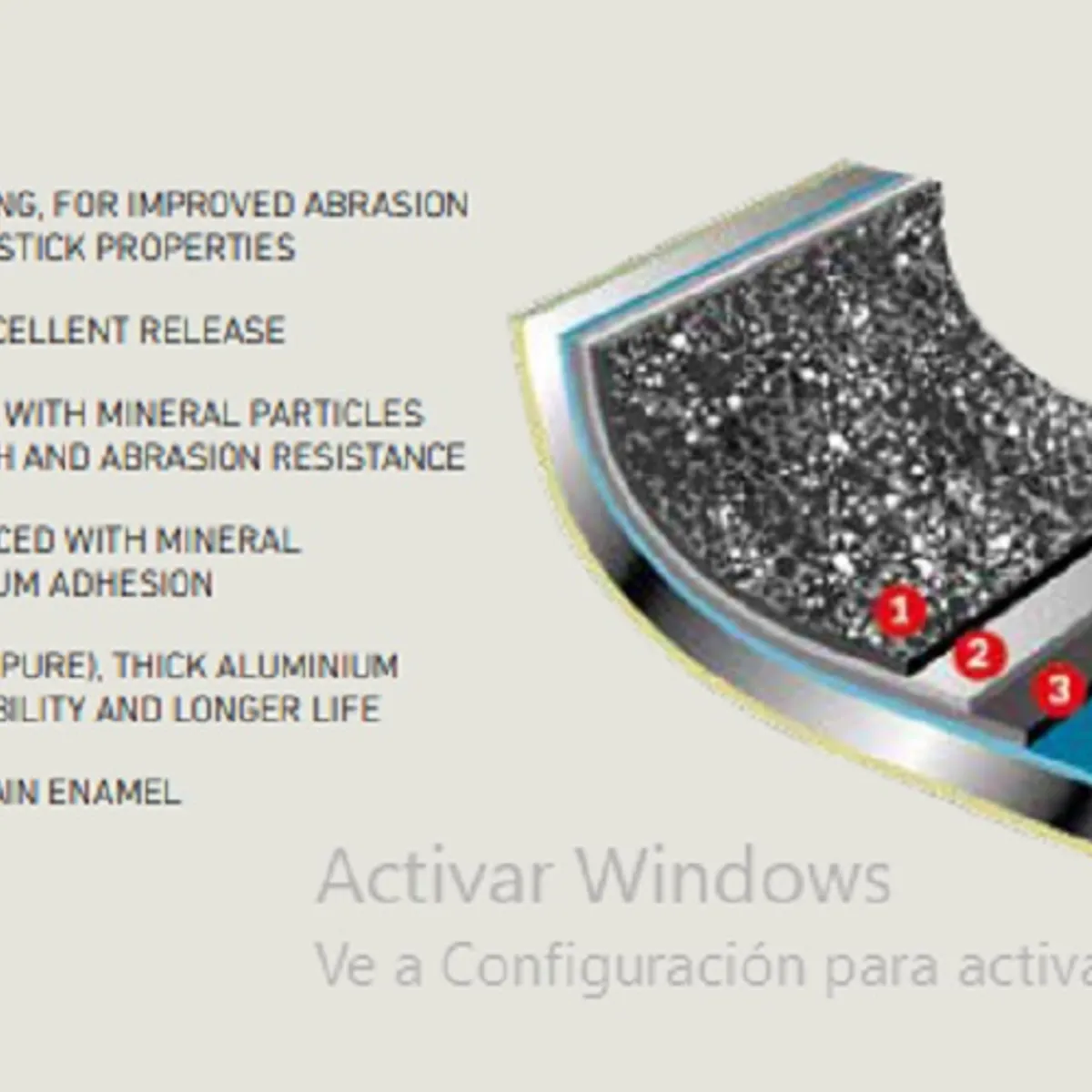 LA ITALIANA - Sarten 24cm  y 30cm  ROCA VOLCANICA - HECHO EN ITALIA...