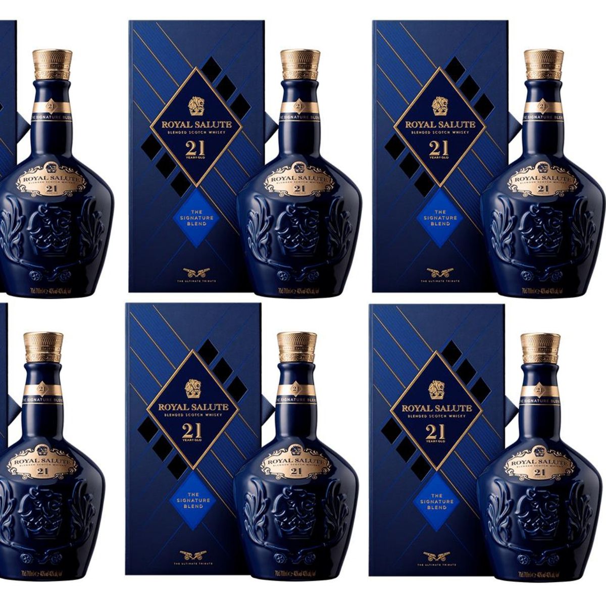 CHIVAS REGAL - WHISKY ROYAL SALUT 21 AÑOS 700ml - 6 UND