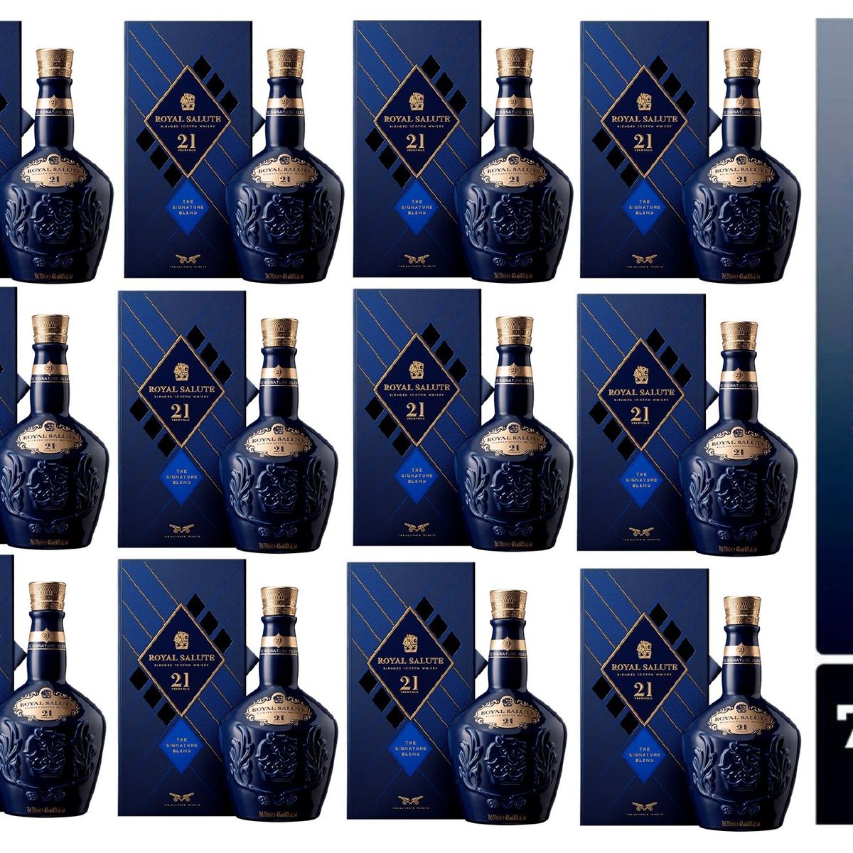 CHIVAS REGAL - WHISKY ROYAL SALUT 21 AÑOS 700ml - 12 UND