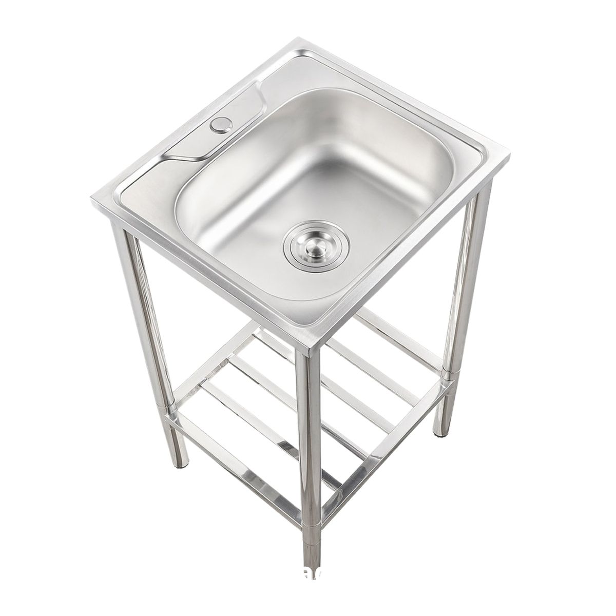 GENERICO - Lavadero de Cocina 1 Poza con soporte Acero Inoxidable