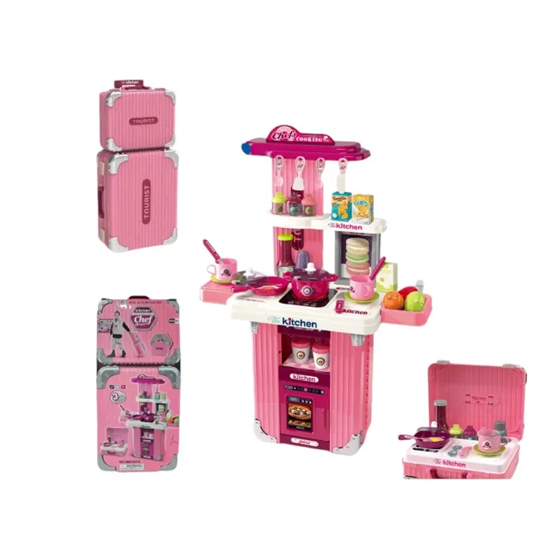 GENERICO - Maleta De Chef Infantil  3 en 1 Niña