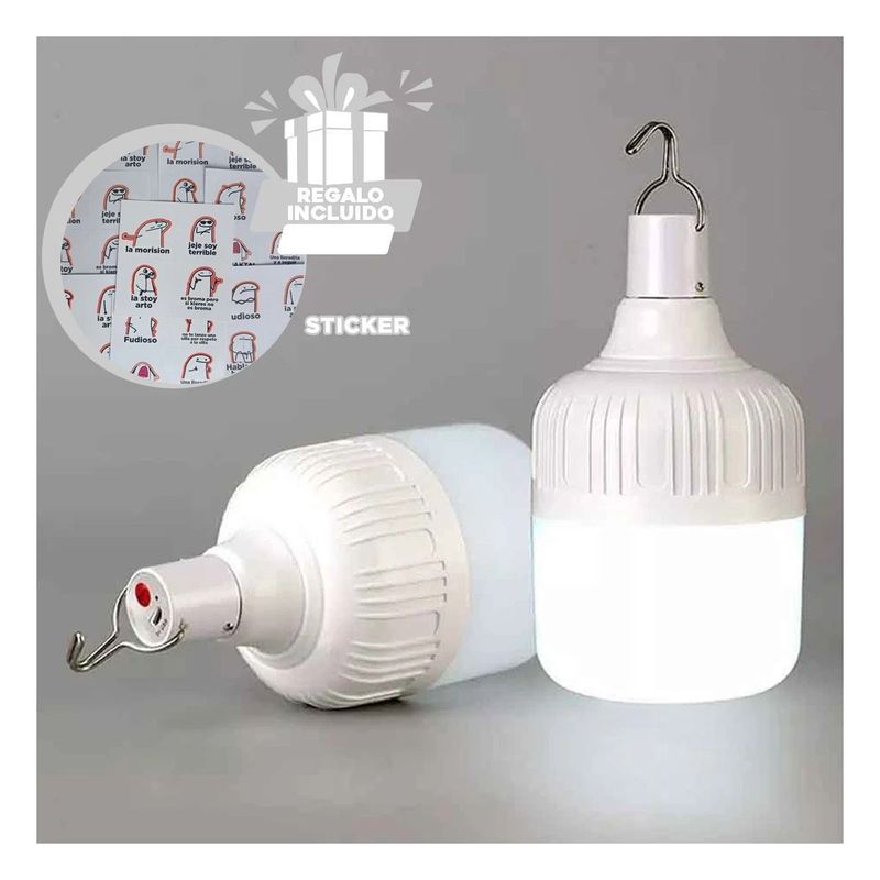 GENERICO - Foco Minimalista y Reutilizable Y+Regalo Stickers