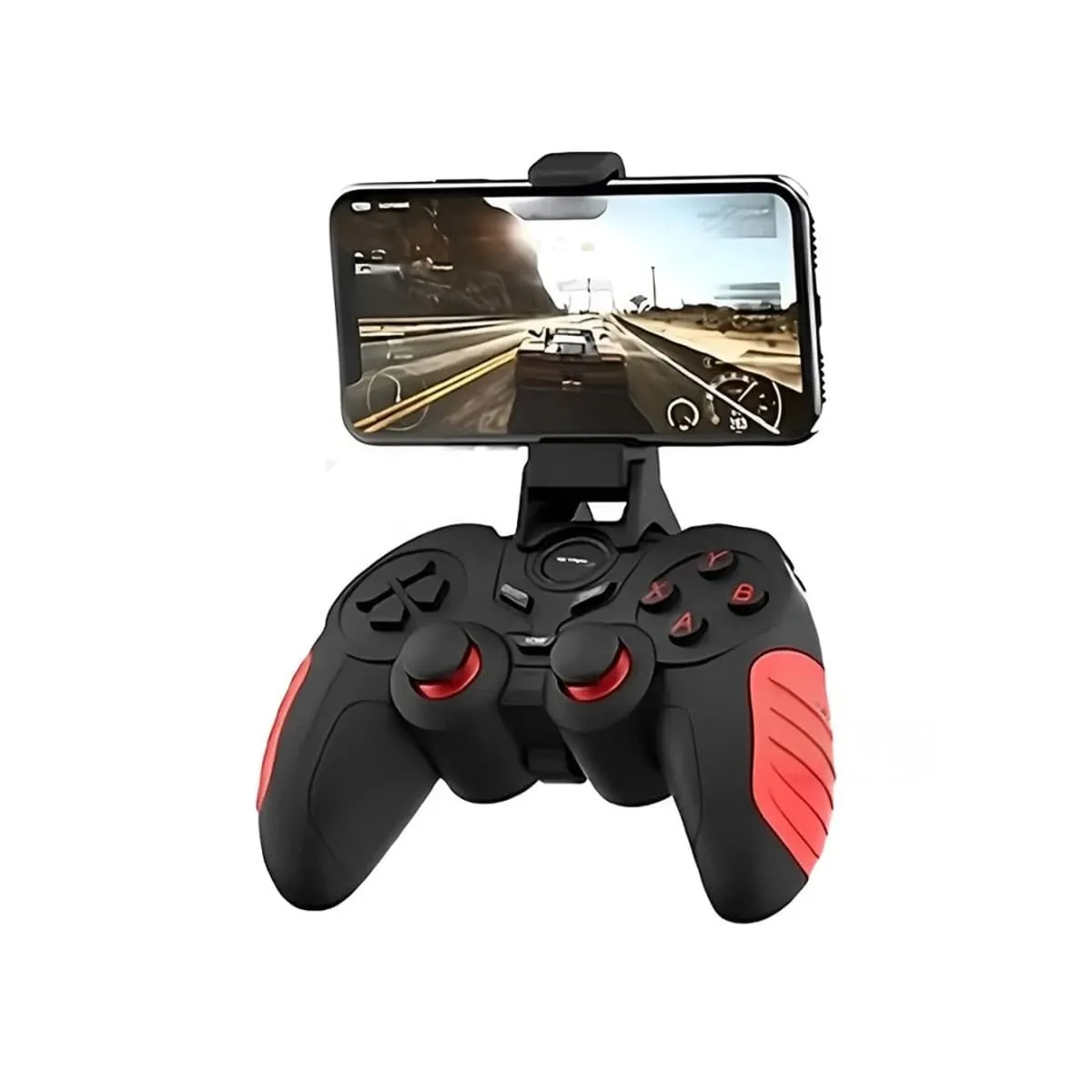 GENERICO - Pack2 Mando Gamer Cybertel Danger en Tono Negro y Rojo