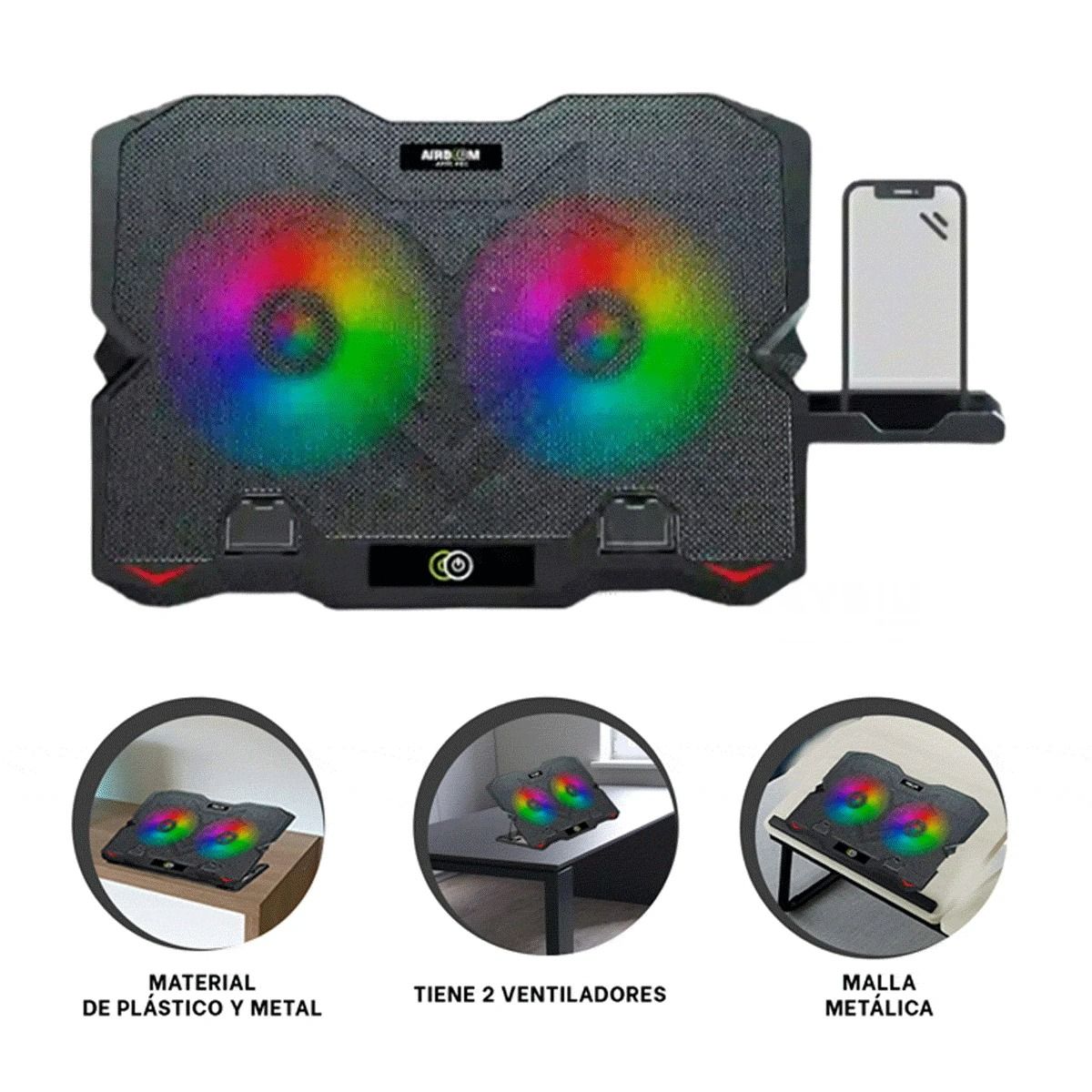 GENERICO - Pack6 Base con Ventilacion Modelo AB005H Y+Regalo Agendita