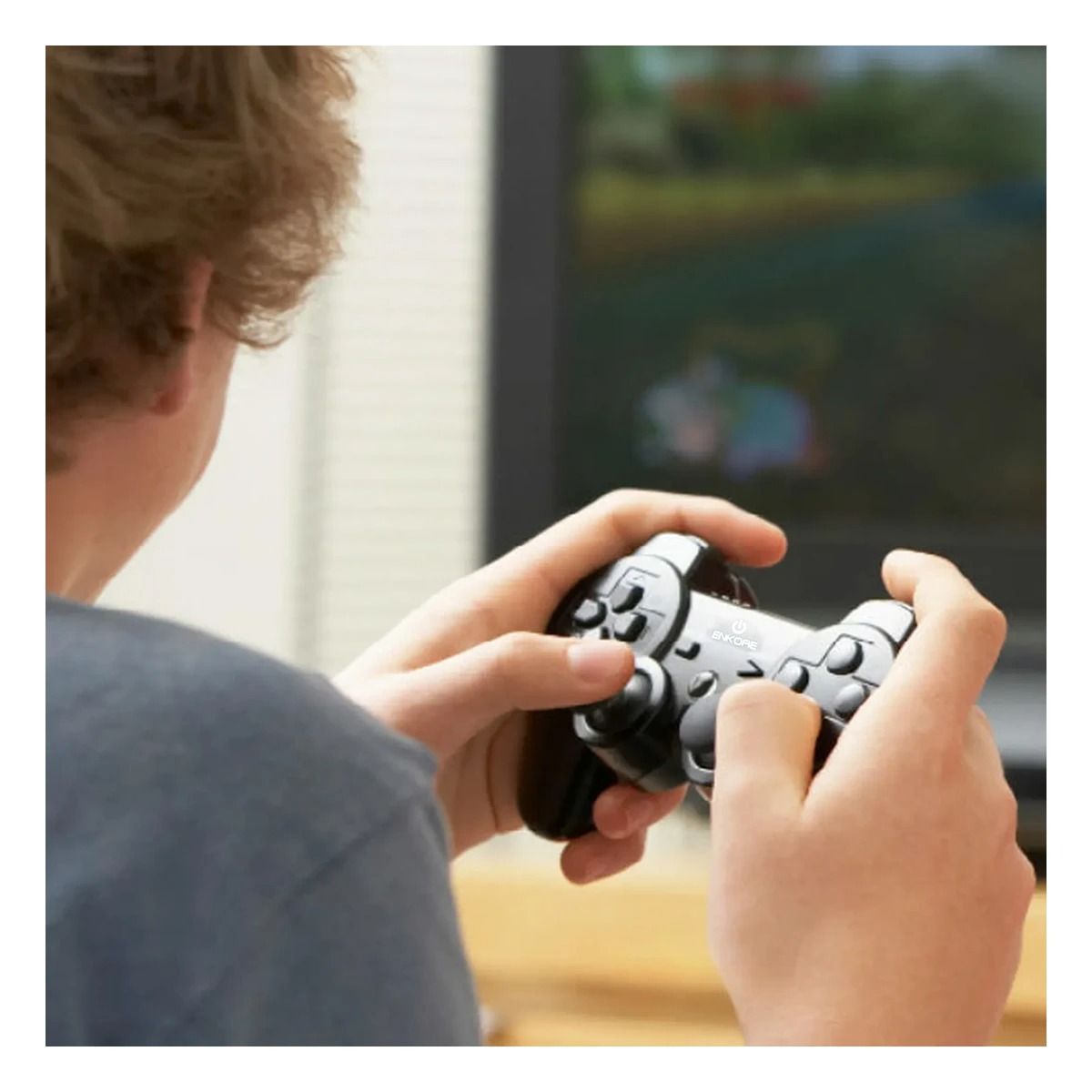 GENERICO - Pack2 Mando Preciso Player en Tono Negro Y+Regalo Stickers