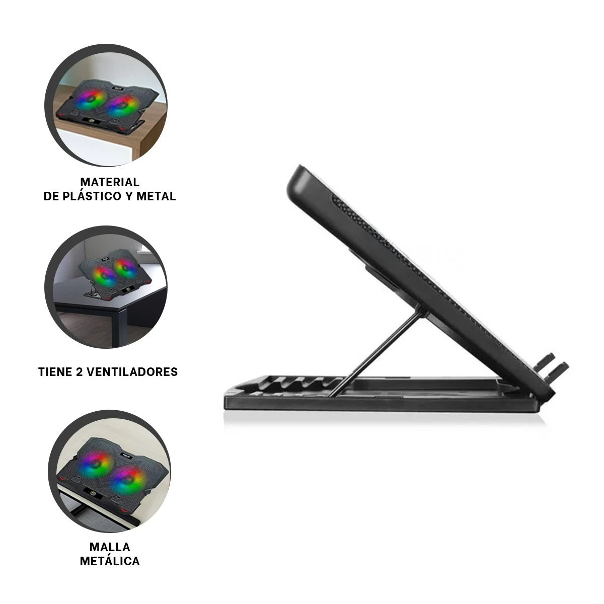 GENERICO - Pack6 Base Regulabre y Practica de Laptop en Modelo AB005H