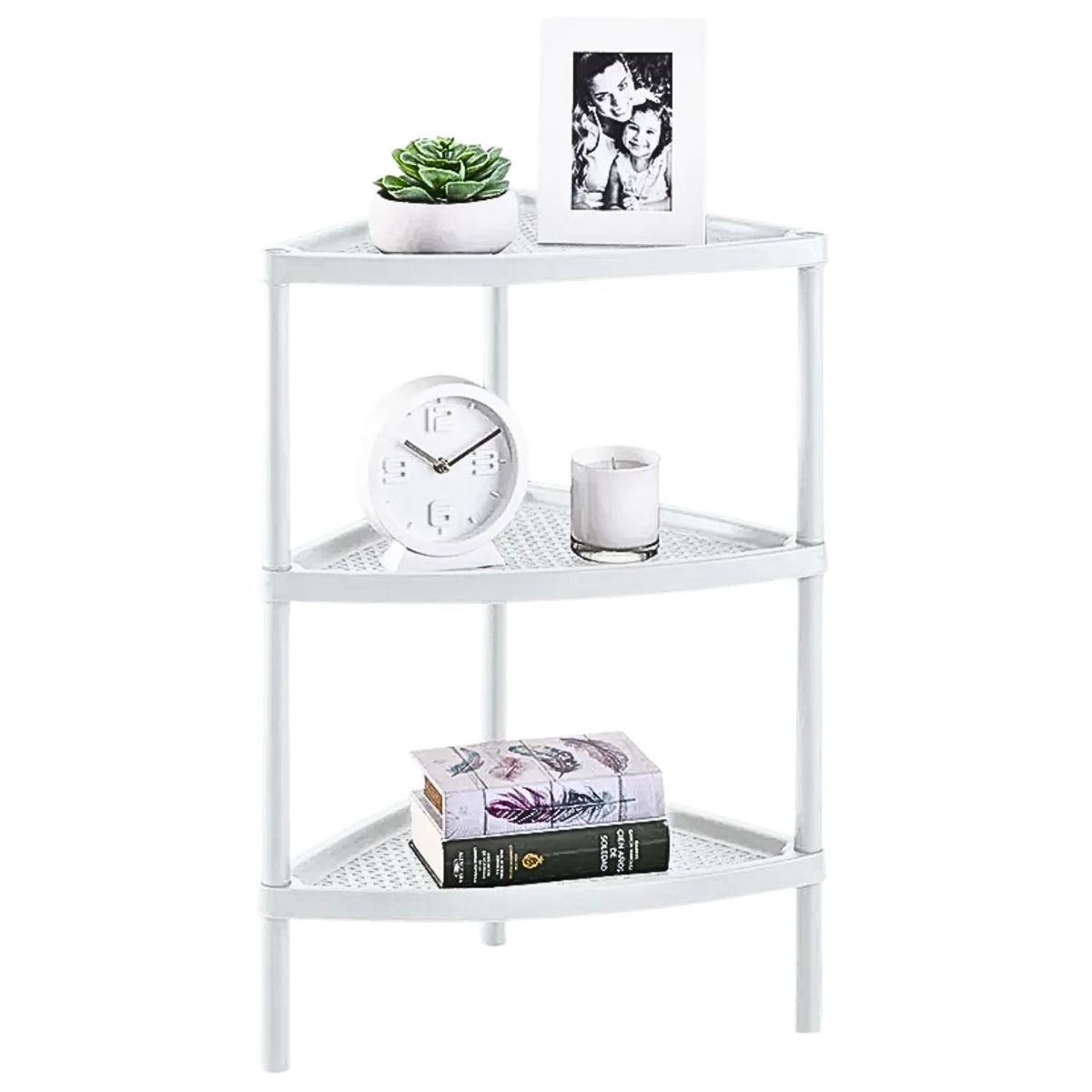 RIMAX - Mesa multiusos Triangular RIMAX - Blanco