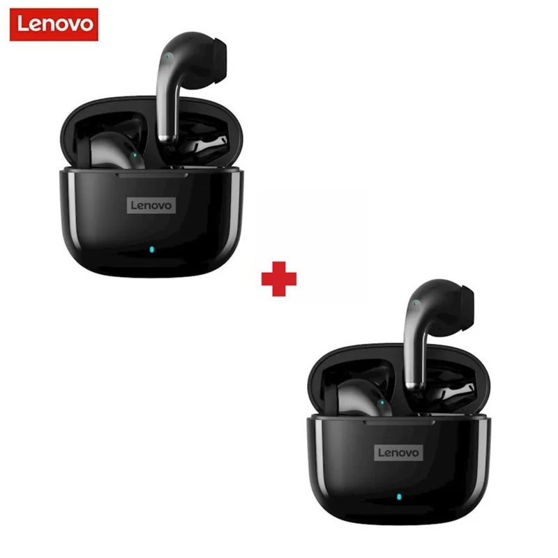 LENOVO - Audífonos Lenovo Lp40 Pro Livepods Thinkplus Bluetooth 5.1 - Negro x2