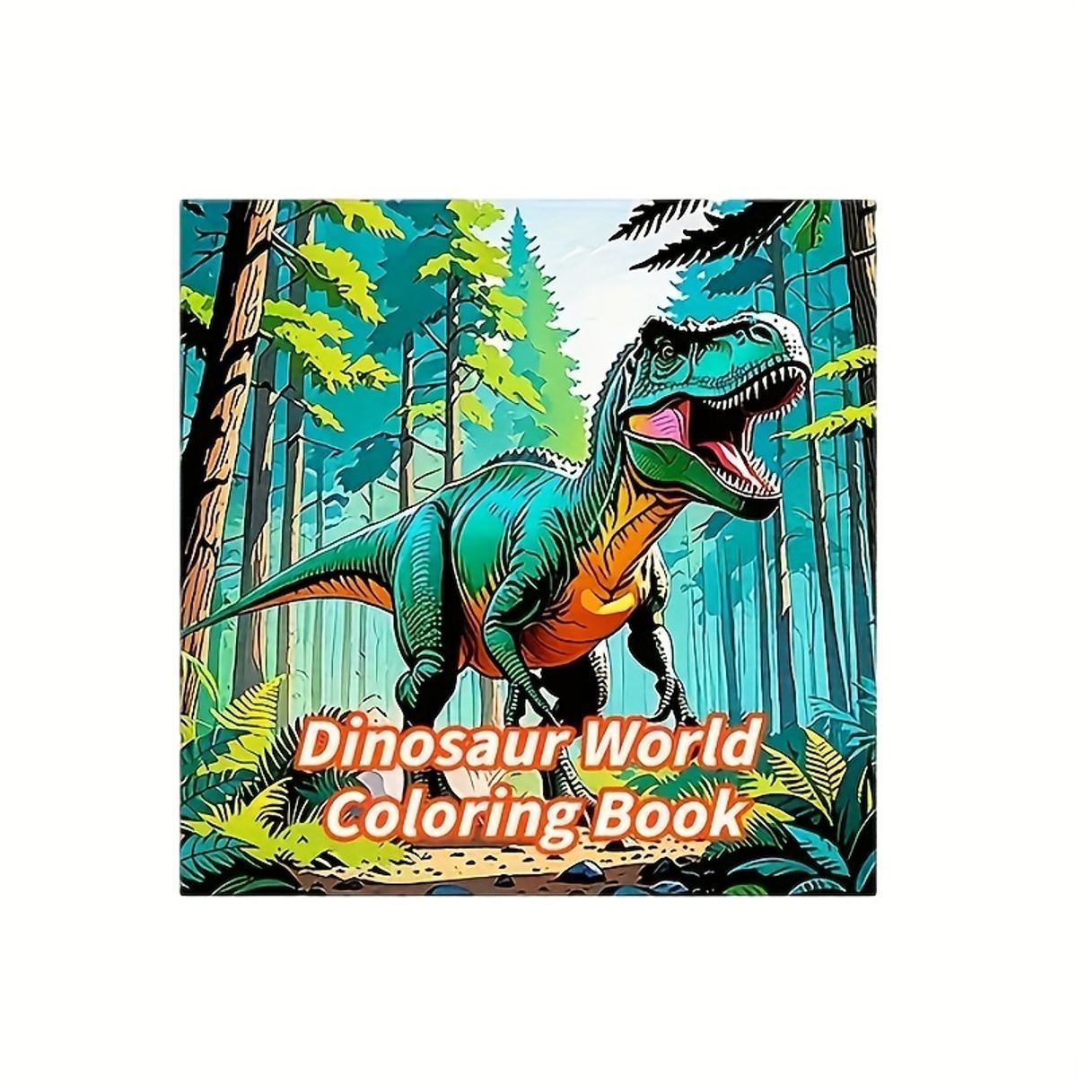 VATYERTY - Libro para colorear de dinosaurios estéticos de 26 páginas