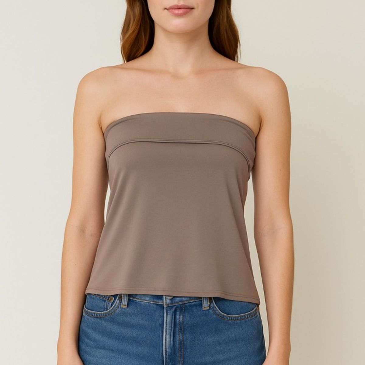AMA OUTFITTERS - TOP STRAPLESS DE LICRA