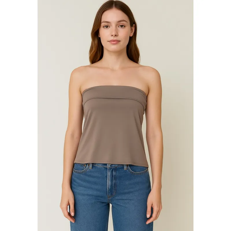 AMA OUTFITTERS - TOP STRAPLESS DE LICRA
