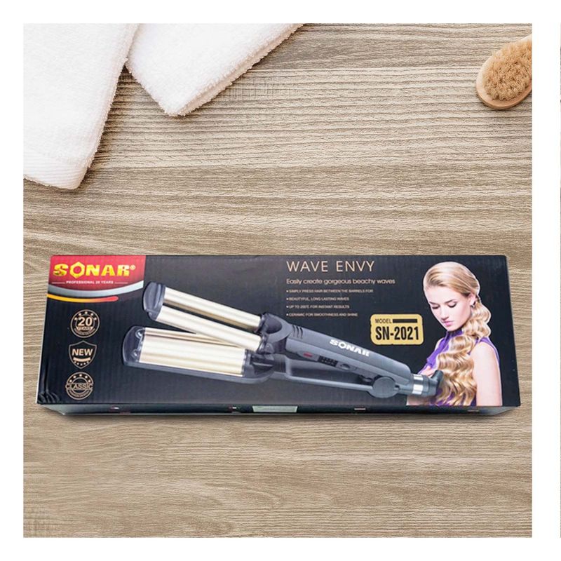 GENERICO - Pack2 Plancha Estilizadora de Rizos Y+Banderitas Adhesivas