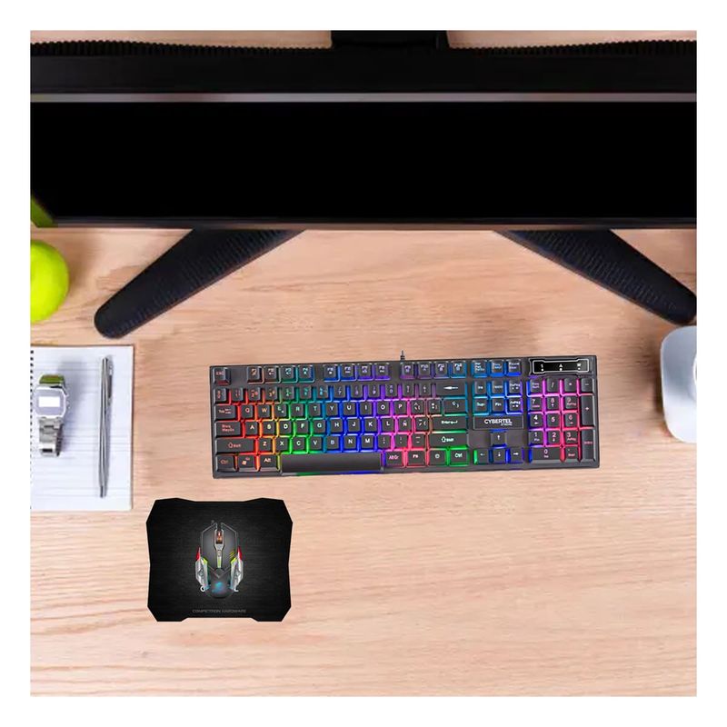 GENERICO - Pack4 Kit para Jugadores 3 en 1 en Negro Y+Regalo Stickers