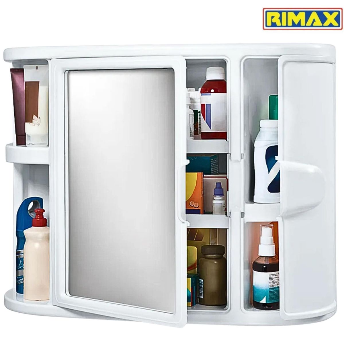 RIMAX - Gabinete Para Baño- Blanco Con Espejo - Rimax