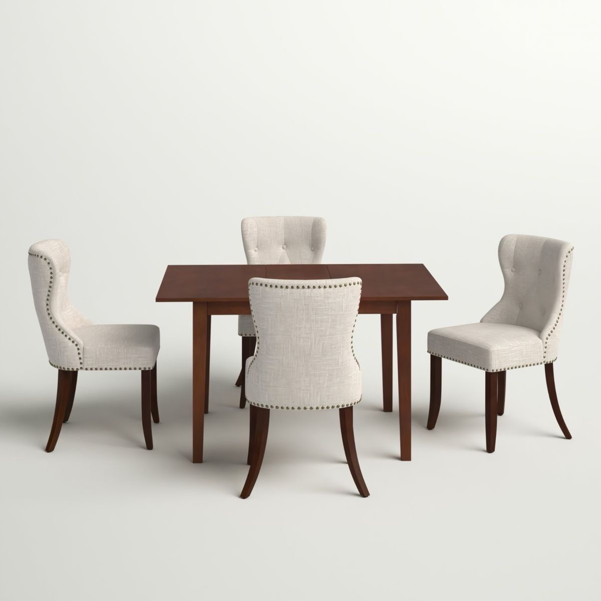 STIL NOVO - JUEGO DE COMEDOR 4 SILLAS HUGO BLANCO