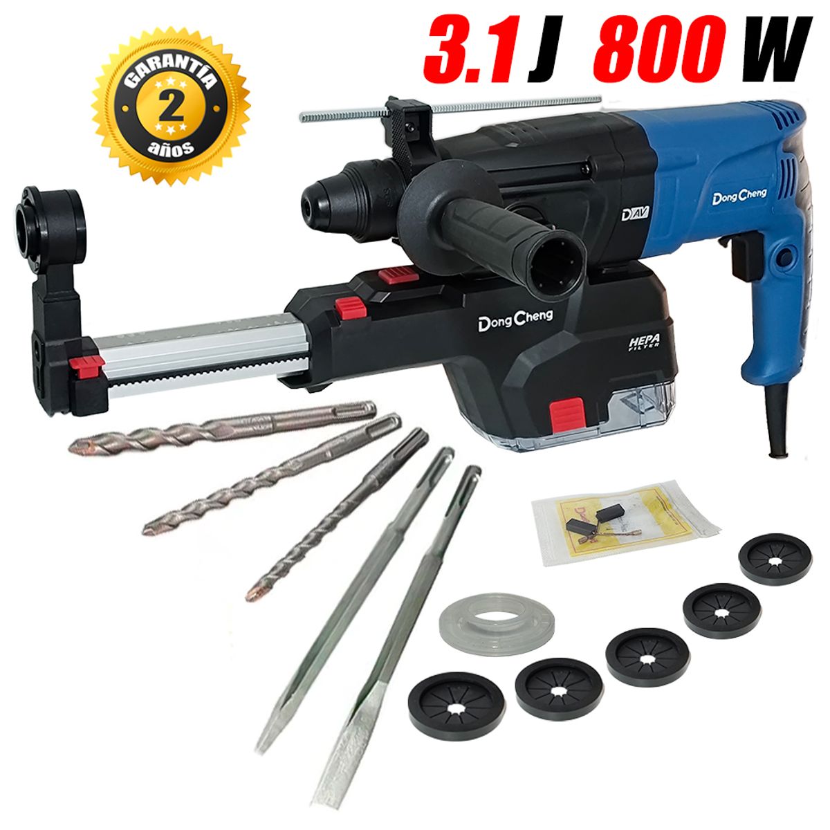 DONGCHENG - Rotomartillo SDS-Plus Dongcheng DZC05-26XC 800W 31J 26mm