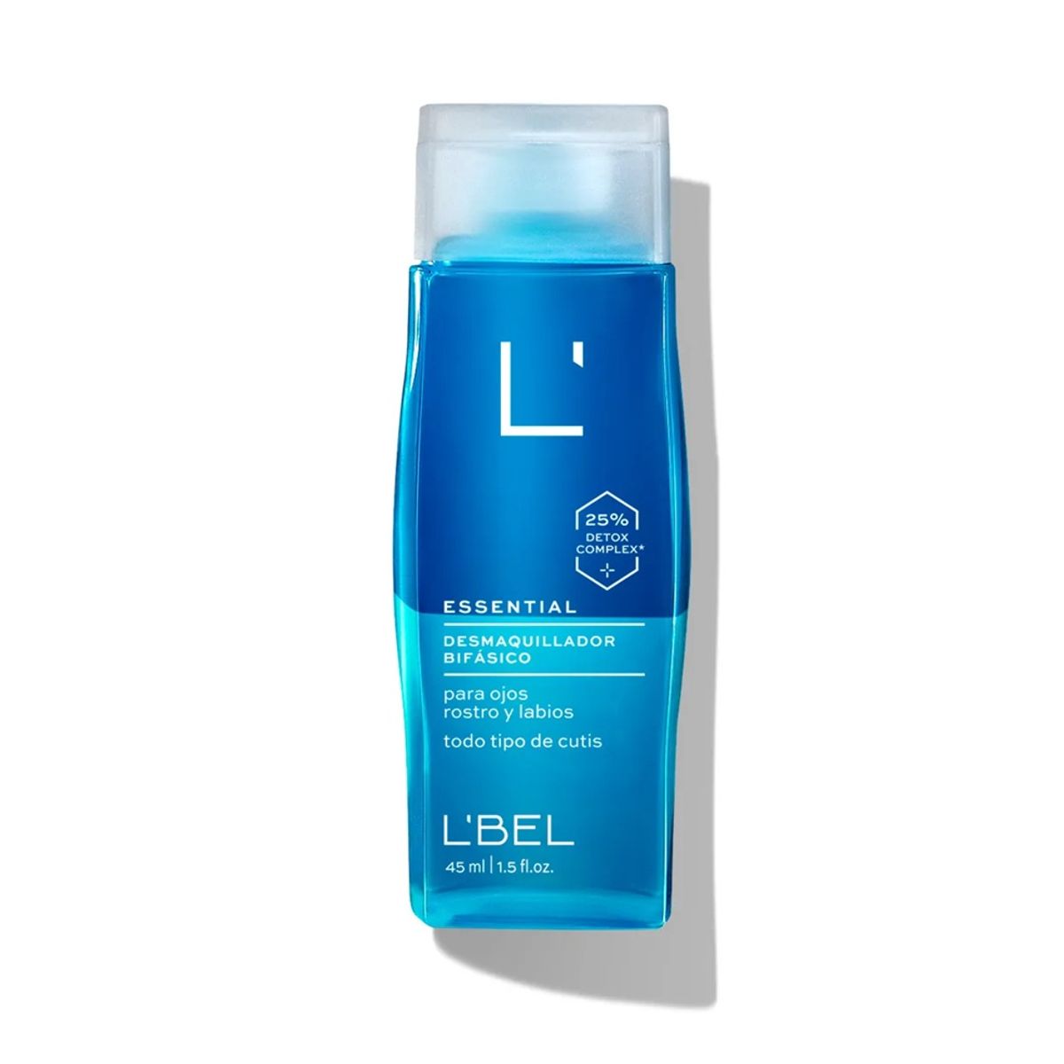 LBEL - Loción Desmaquillante Bifásica Remueve Maquillaje Prueba de Agua 45 ml