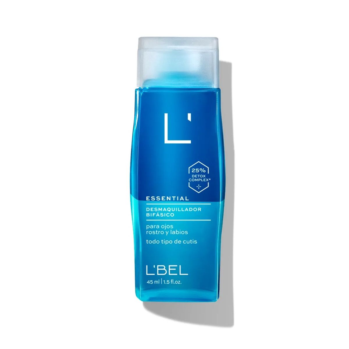 LBEL - Loción Desmaquillante Bifásica Remueve Maquillaje Prueba de Agua 45 ml