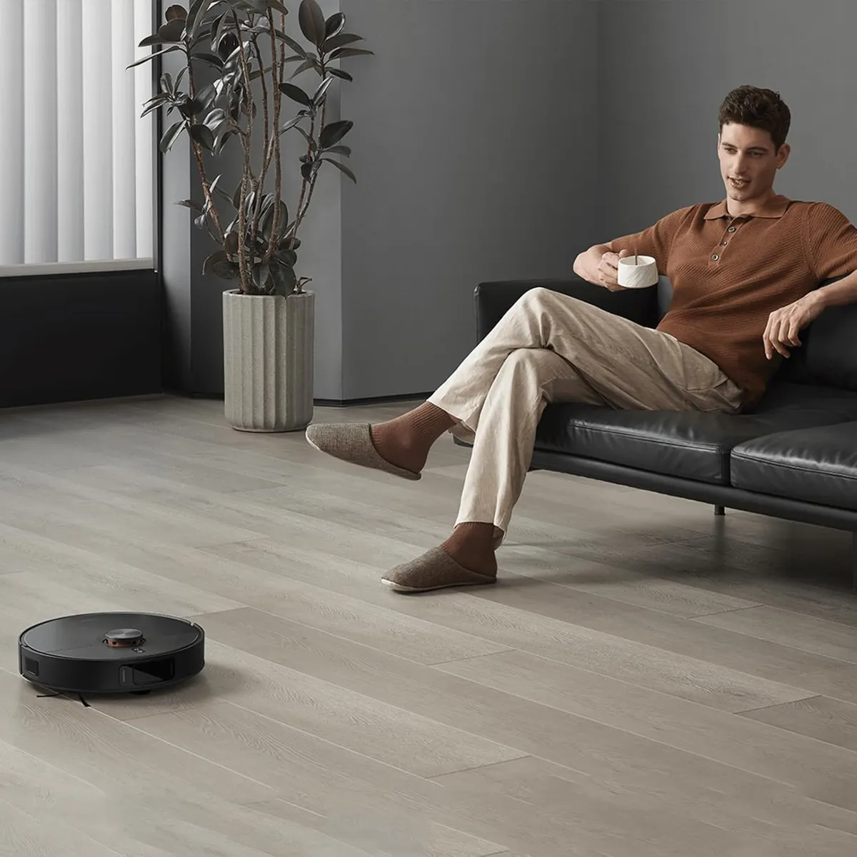 XIAOMI - Robot Aspirador Xiaomi X20 MAX Estacion Todo en 1 - Negro 8000psi