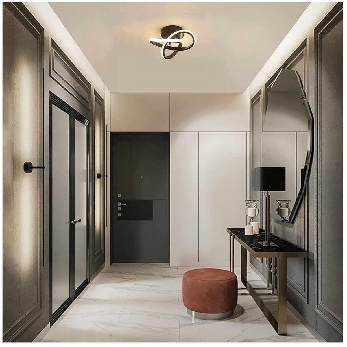 GENERICO - Lámpara de Techo de luz de Pasillo LED Moderna