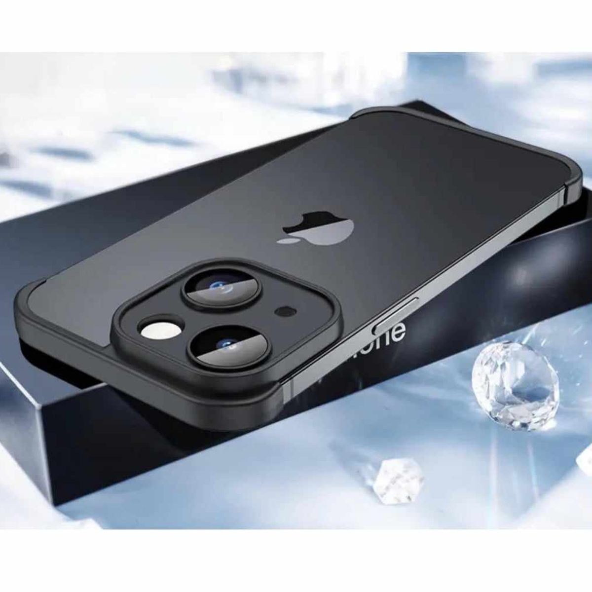 SMART - CARCASA FUNDA CASE ANTICAIDA 13 PRO NEGRO DE ESQUINAS EXTRA RESISTANT