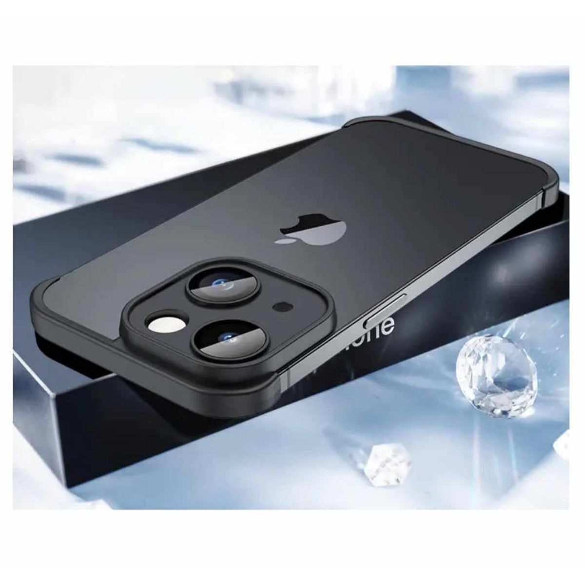 SMART - CARCASA FUNDA CASE ANTICAIDA 13 PRO NEGRO DE ESQUINAS EXTRA RESISTANT