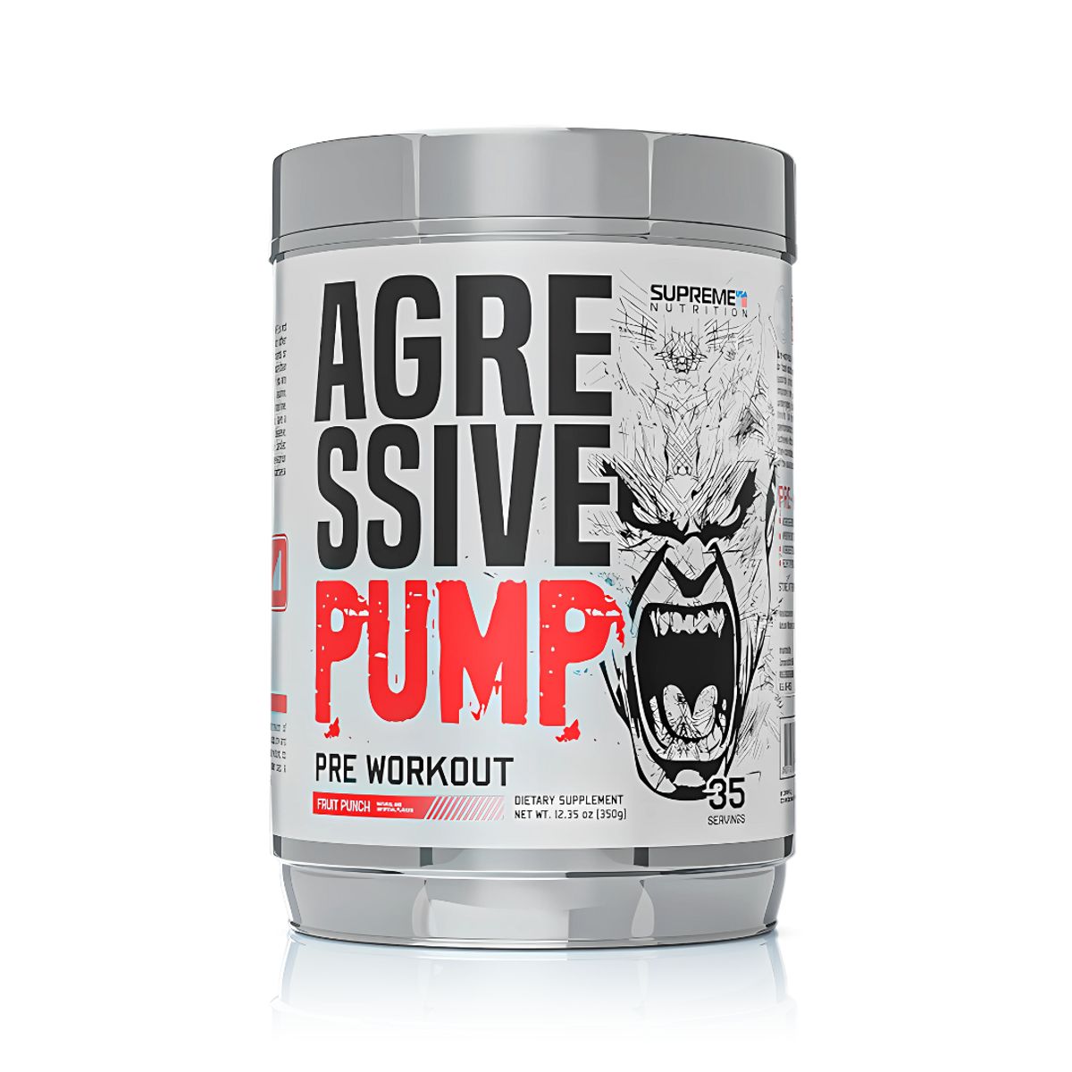 SUPREME NUTRITION - Agressive Pump 35 Servicios - Watermelon + Shaker