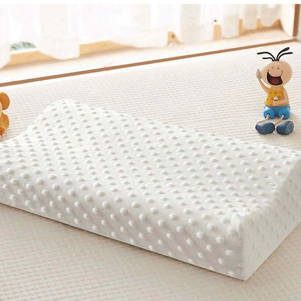 OEM - Almohada viscoelastica memory pillow  funda con cierre