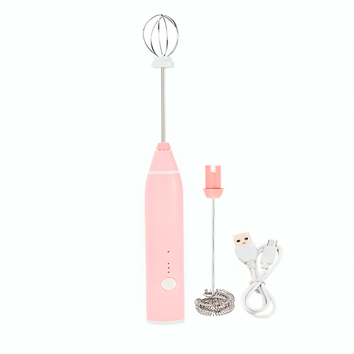 INSPIRA - Mini Batidora Espumador Recargable para Café