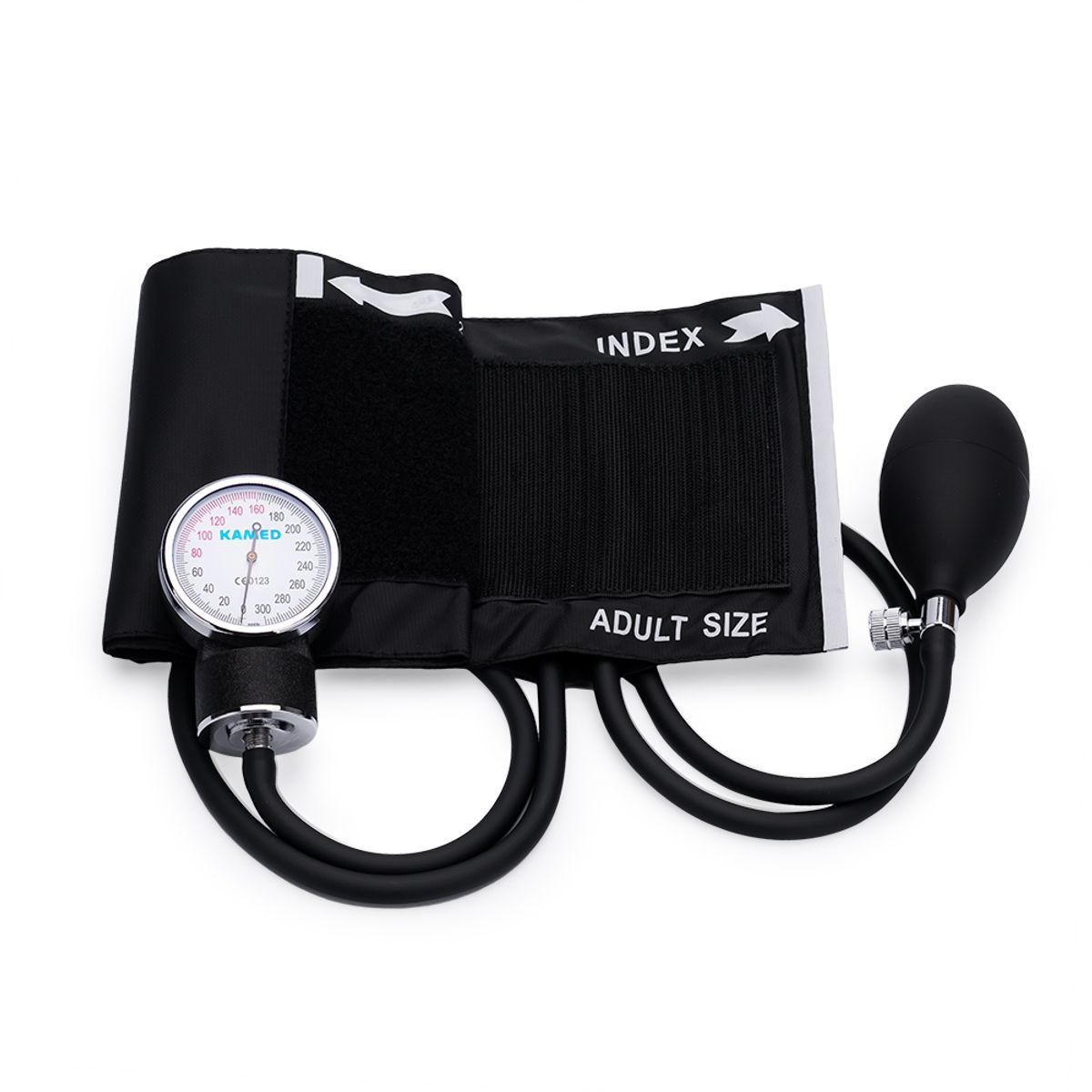 GENERICO - Tensiómetro Manual Aneroide con Estetoscopio KAMED Negro