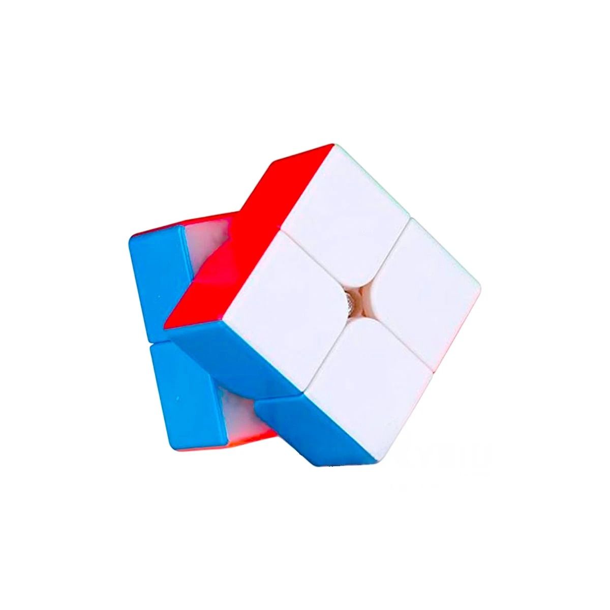 GENERICO - Pack2 Cubo Magico en Forma Cuadrado para Niños 2x2 Colorido