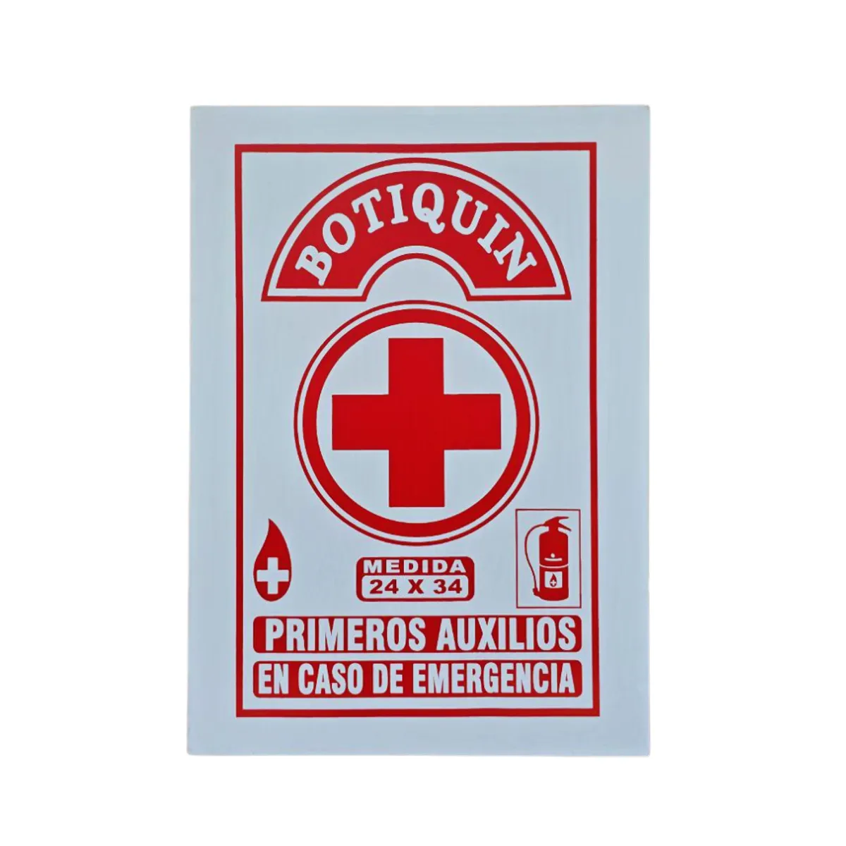 GENERICO - BOTIQUIN PRIMEROS AUXILIOS DE MADERA