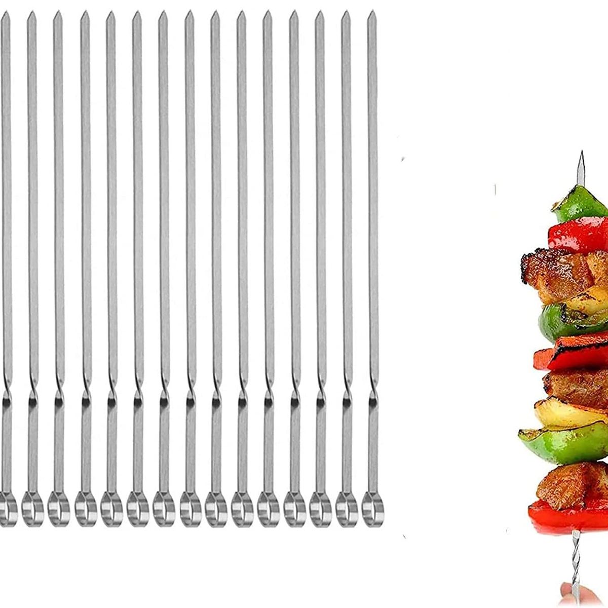 VATYERTY - Pincho de metal de 35 cm para brochetas Parrilla