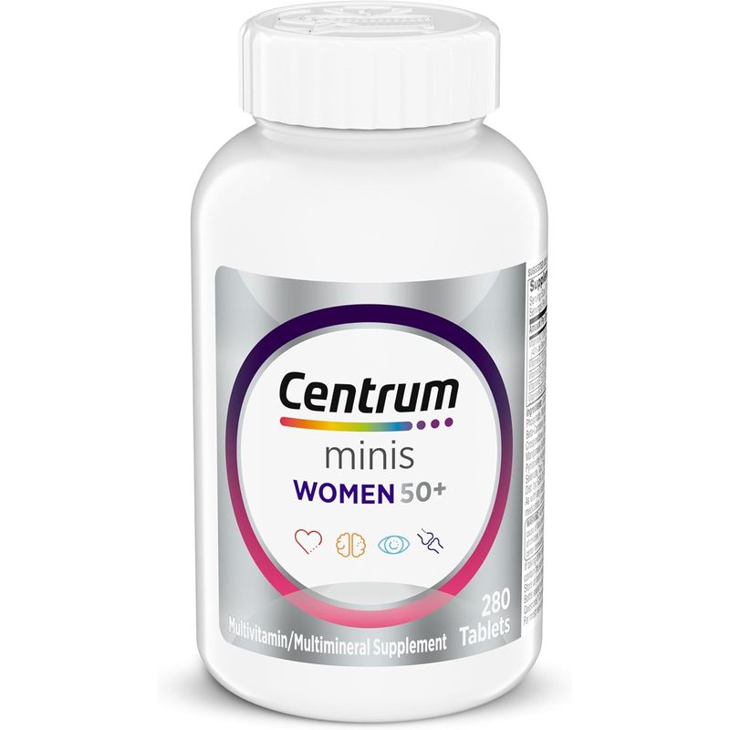CENTRUM - Centrum Minis Silver Multivitamínico para mujer 50 Plus-280 unidades