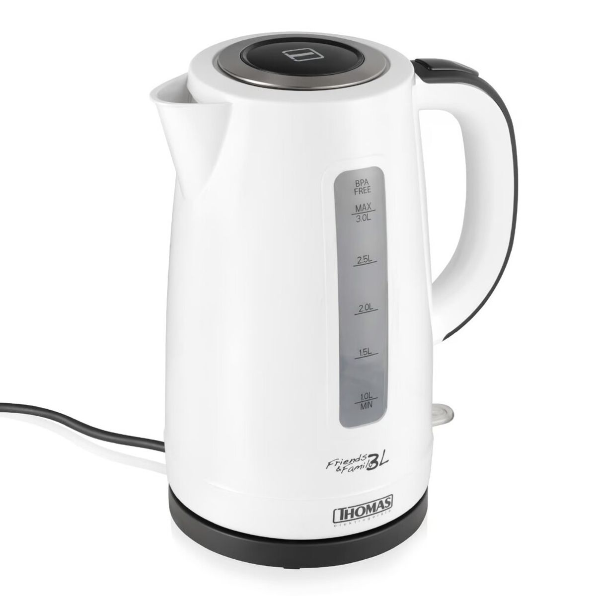 THOMAS - Hervidor de Agua Eléctrico Thomas 3LT TH-4351