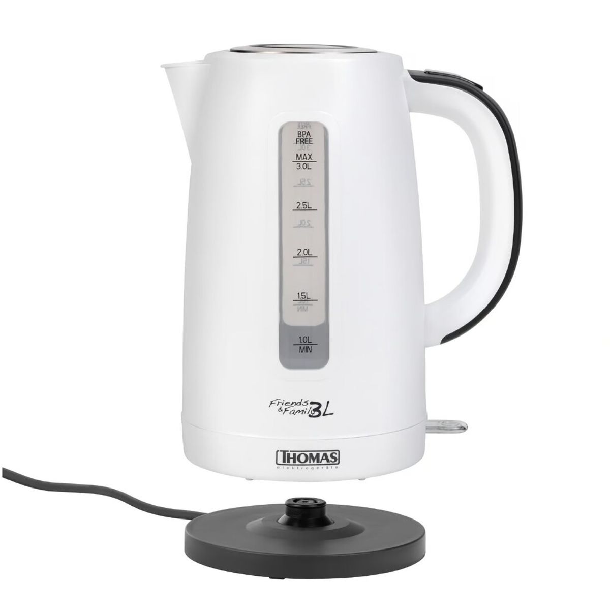 THOMAS - Hervidor de Agua Eléctrico Thomas 3LT TH-4351