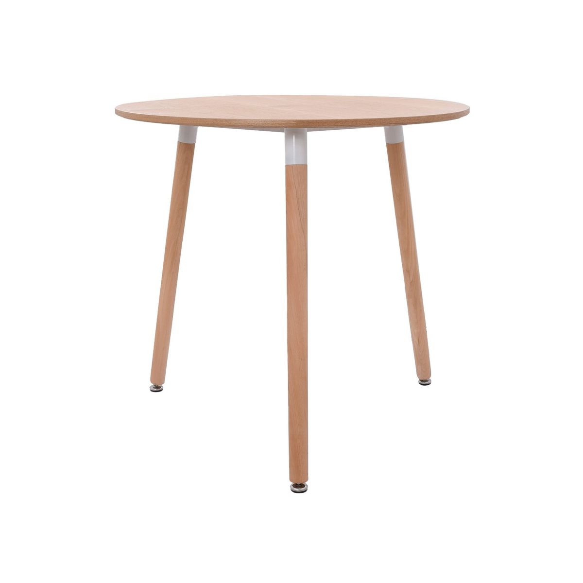 MOBELART - Juego de comedor Loma 3 puestos Blanco möbelArt