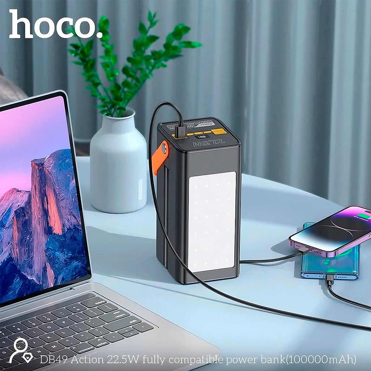 HOCO - Power Bank Hoco Db49 22.5w 100.000 Mah Carga Rapida