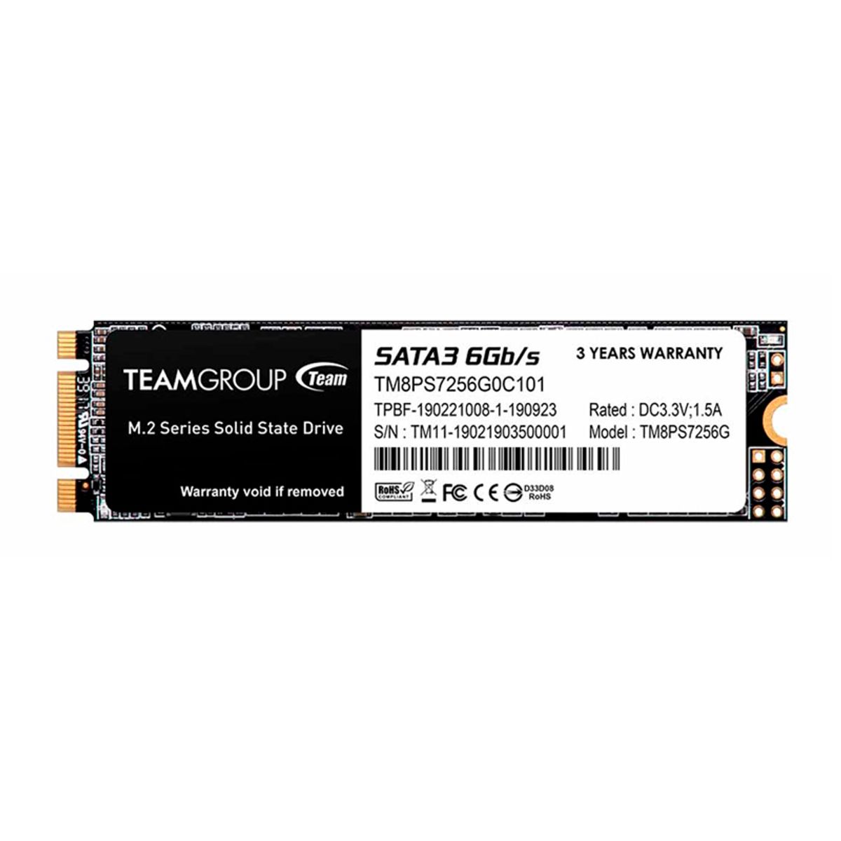 TEAMGROUP - Disco solido TEAMGROUP 1TB MS30 M.2 2280 SATA III 6Gb/s