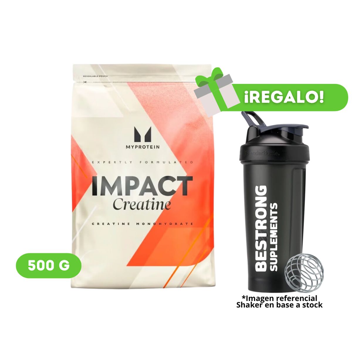 MYPROTEIN - CREATINA MYPROTEIN 500G + SHAKER