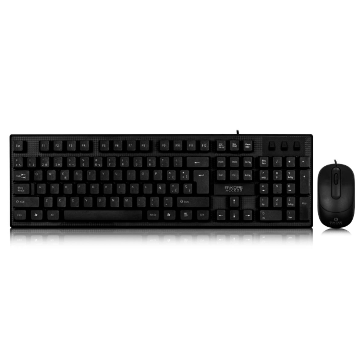 ENKORE - Kit Alámbrico Oficina: Teclado + Mouse Enkore Access ENT 508