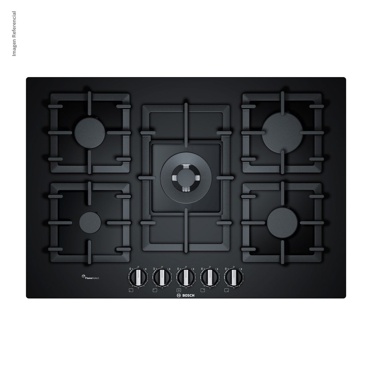 BOSCH - Encimera a Gas 75cm Vidrio Serie 6 PPQ7A6B90