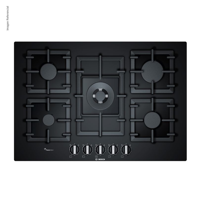 BOSCH - Encimera a Gas 75cm Vidrio Serie 6 PPQ7A6B90