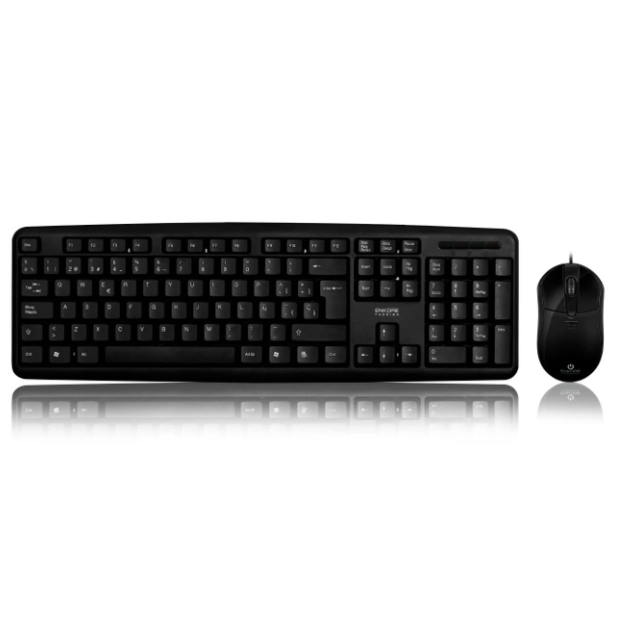 ENKORE - Kit Alámbrico Oficina: Teclado+Mouse Enkore Fussion ENT 502