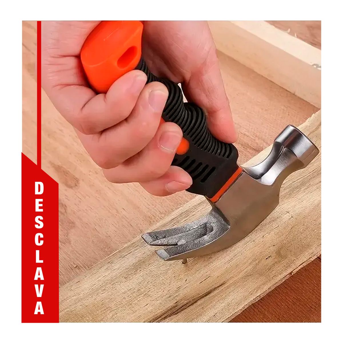 GENERICO - Mini Martillo De Acero Con Mango Ergonómico De 16cm - Mini-m