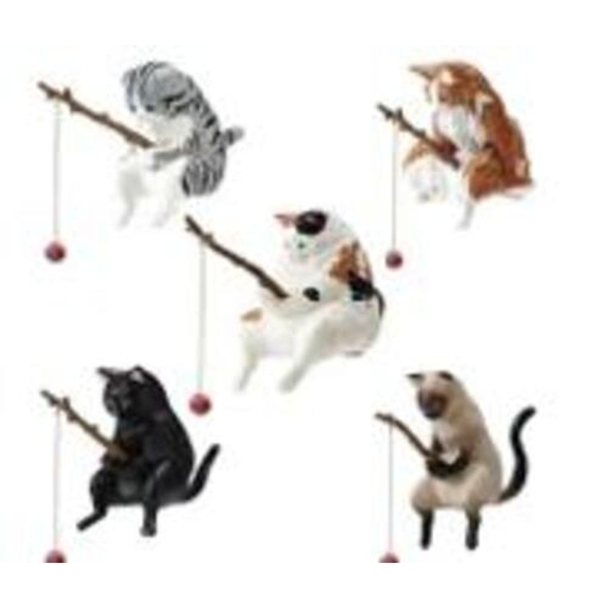 GENERICO - ADORNO PARA ACUARIO PECERA PECES - Adorno Gato PVC variado