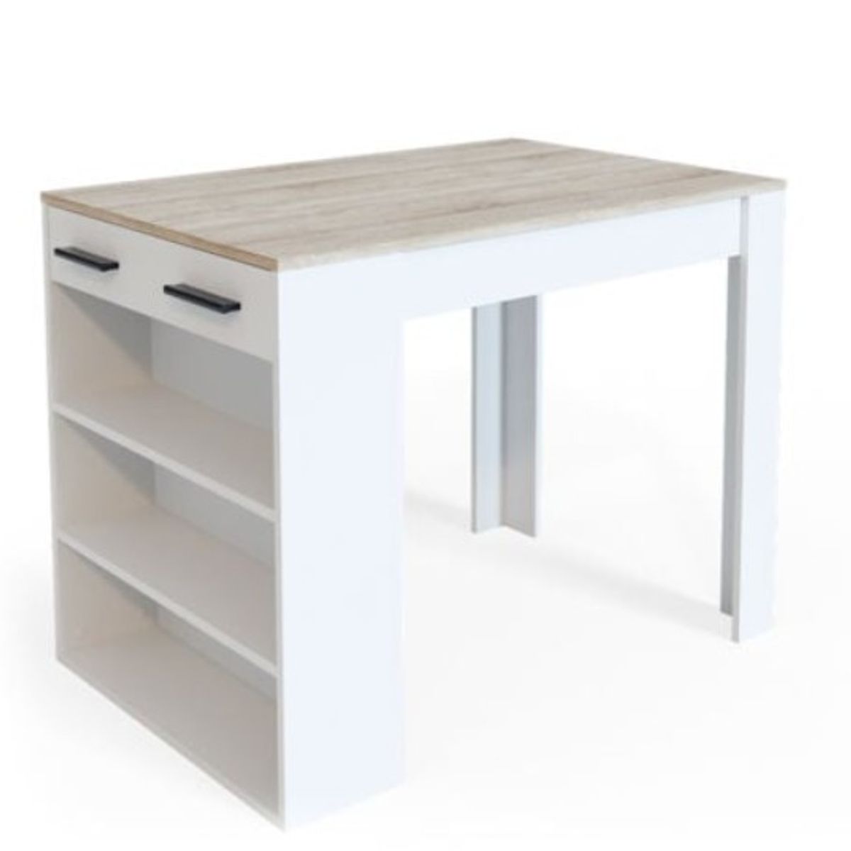 STARHOME - Isla de Cocina Moderna Viena Blanco